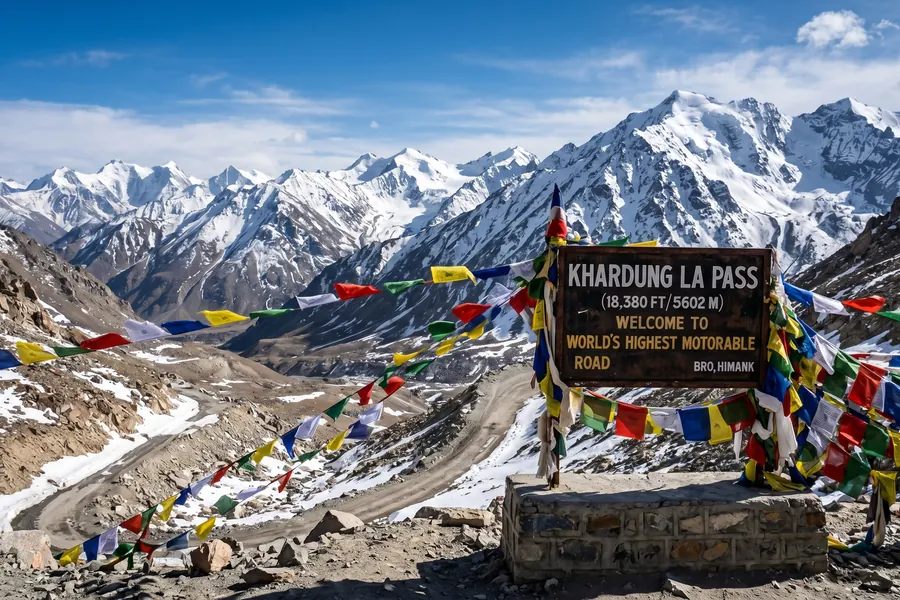 Leh to Nubra Valley via Khardung La