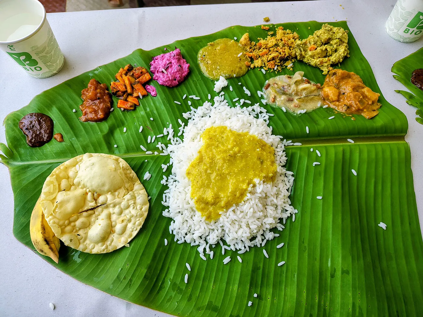 Traditional Kerala Sadhya
